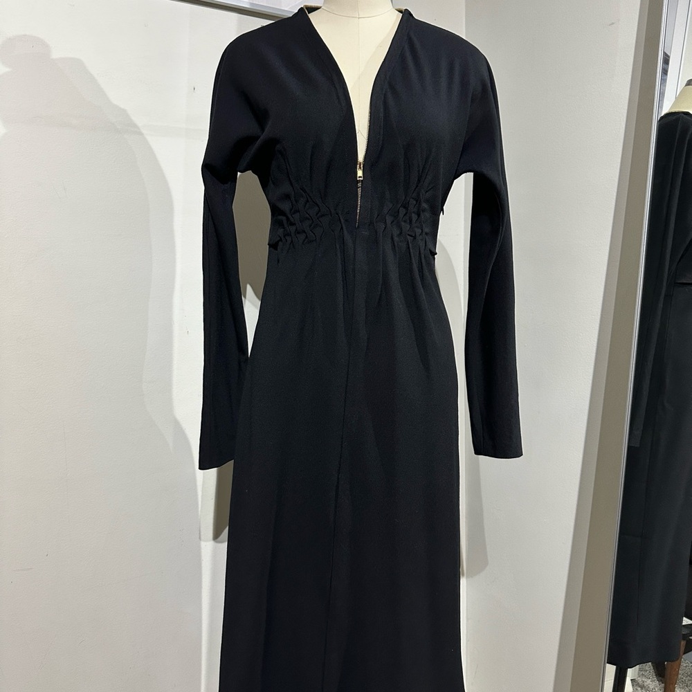 DAVID SZETO RARE BELGIUM DESIGNER SIZE XS WOOL BLACK